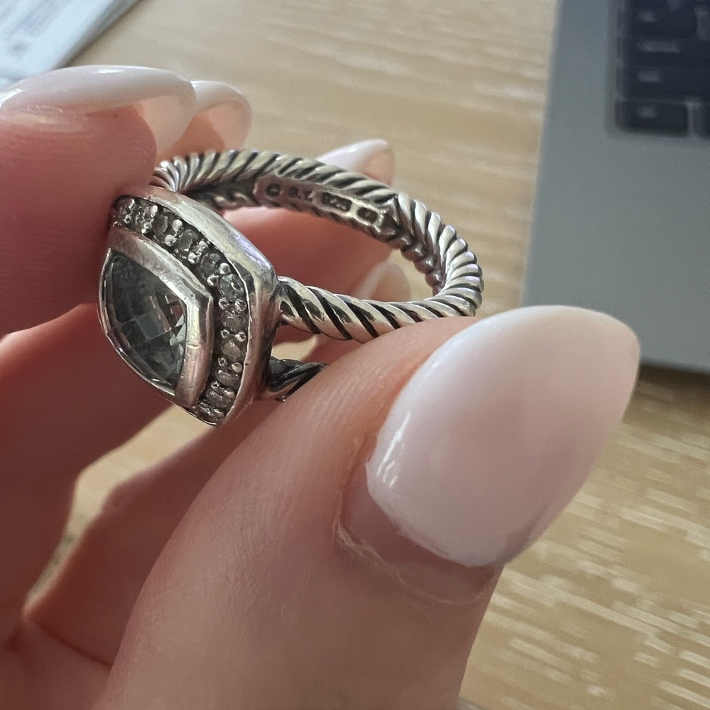 David Yurman Sterling Silver Ring - Picture 2 of 7